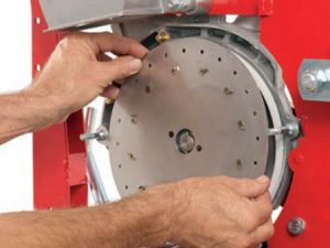 Прочный и легкозаменяемый высевающий диск из стали inox плотностью 1,2 mm