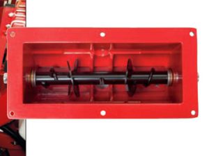 Дистрибуция с помощью бесконечного винта позволяет оптимальное распределение любого типа удобрений.