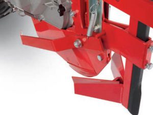 Separador de terron con doble regulacion en altura.