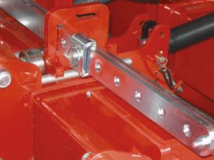 Regulación rapida entre fila, hidraulica a paso