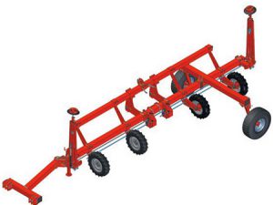 Rama sztywna dwubelkowa ze zintegrowanym wózkiem transportowym